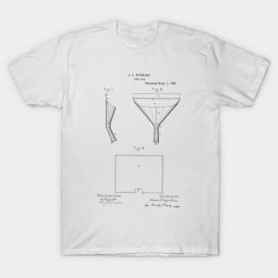 Dust Pan Vintage Patent Hand Drawing T-Shirt